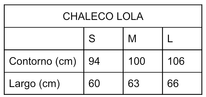 Chaleco Lola