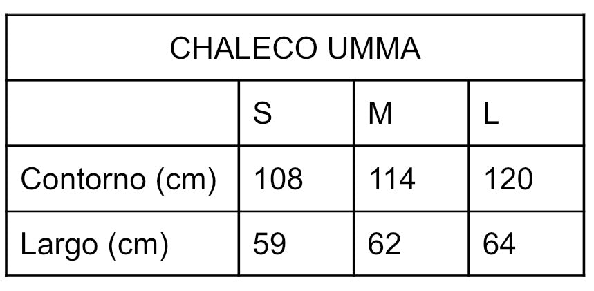 Chaleco Umma