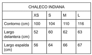 Chaleco Indiana