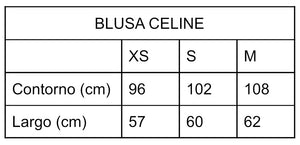 Blusa Celine