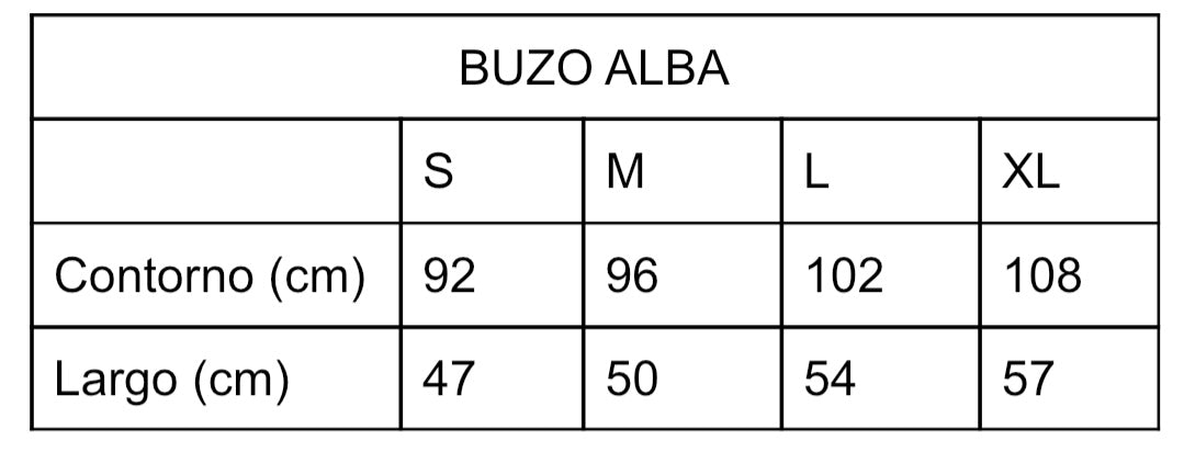 Buzo Alba