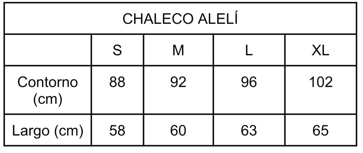 Chaleco Alelí