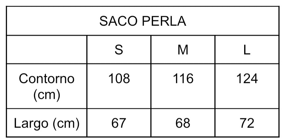 Saco Perla